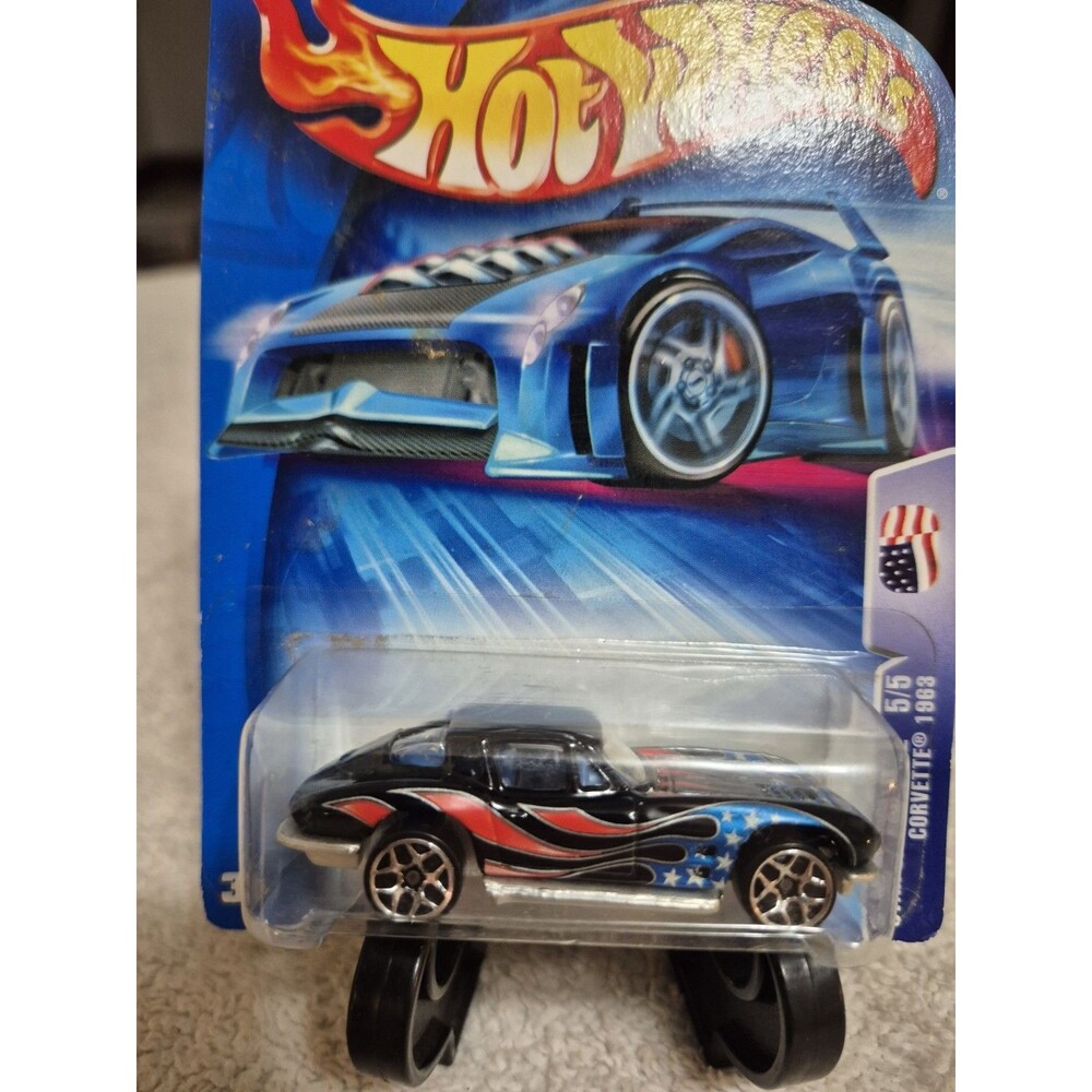 HOT WHEELS '63 CORVETTE STAR SPANGLED 2004 5/5 127